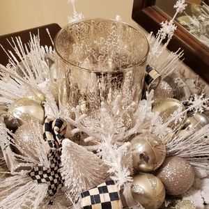 Mackenzie Childs Snowfall Centerpiece